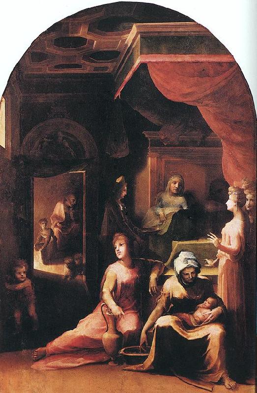 BECCAFUMI, Domenico Birth of the Virgin dfgf oil painting picture